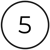 icon black five