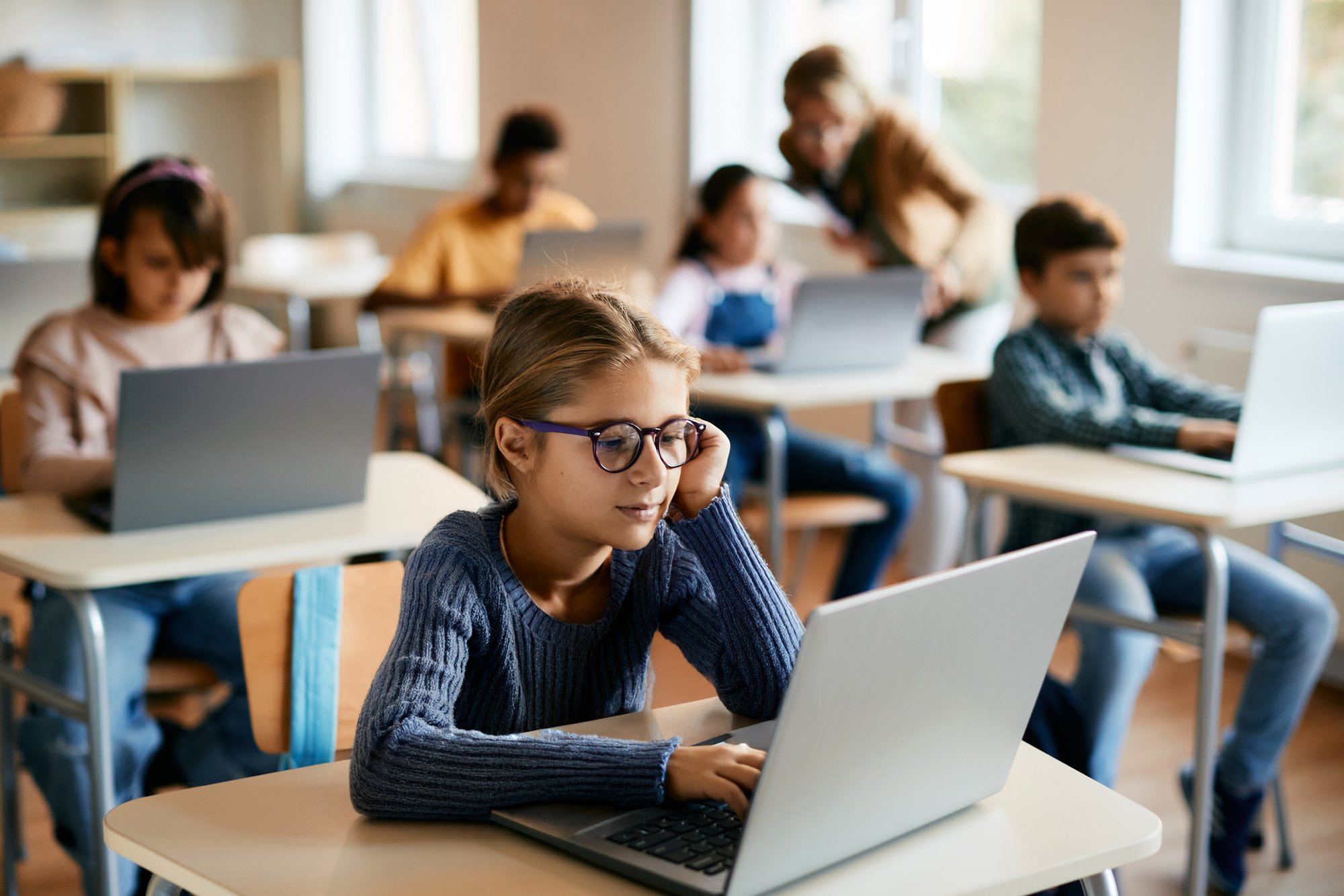 Leerlingen maken gebruik van extra beveiliging via Google Workspace for Education Plus