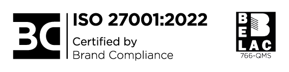 BC Certified logo_ISO 27001-2022 BELAC_ENG zwart
