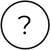 icon black question mark