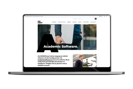 Voorbeeld HoGent communicatie
